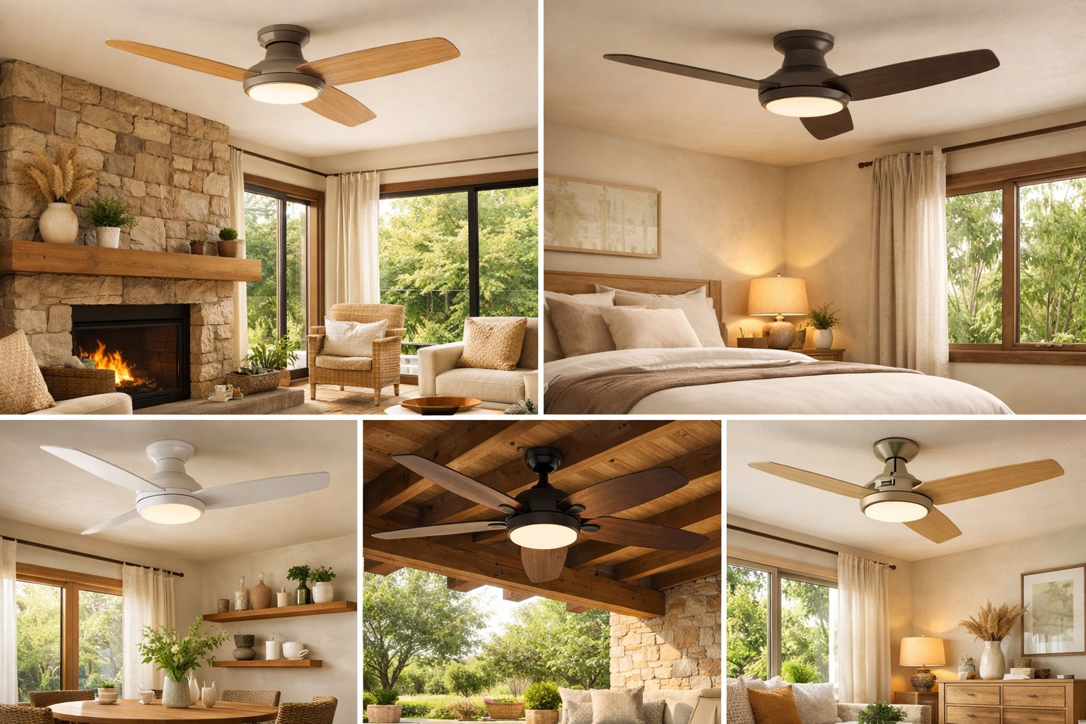 5 Energy-Efficient Ceiling Fans for Spring Comfort