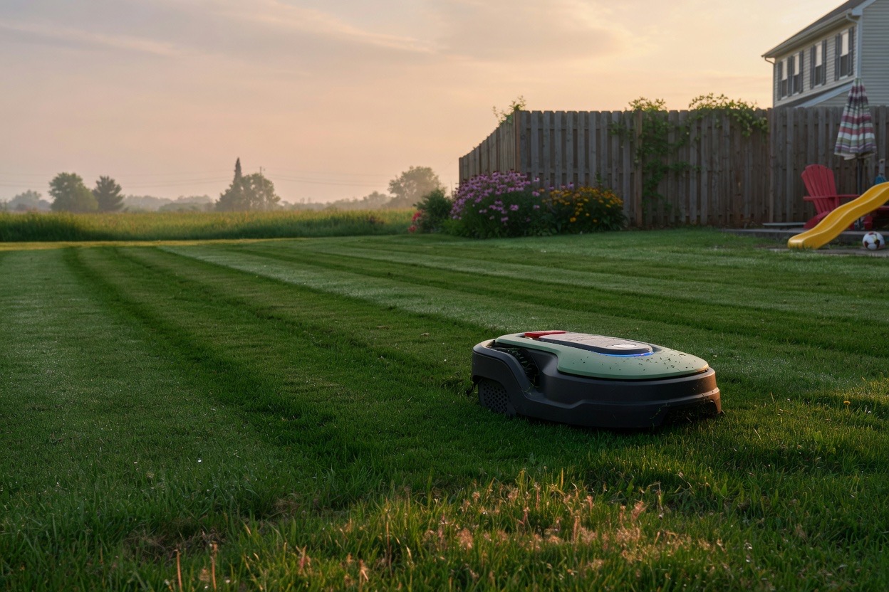 ANTHBOT vs Segway Navimow wire-free RTK robot lawn mower comparison on suburban lawn 2026
