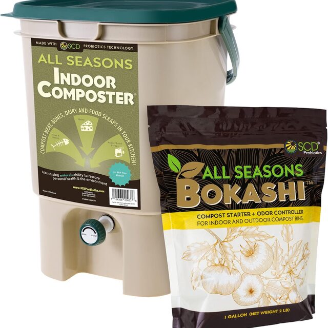 SCD Probiotics All Seasons Indoor Composter (Bokashi Kit)