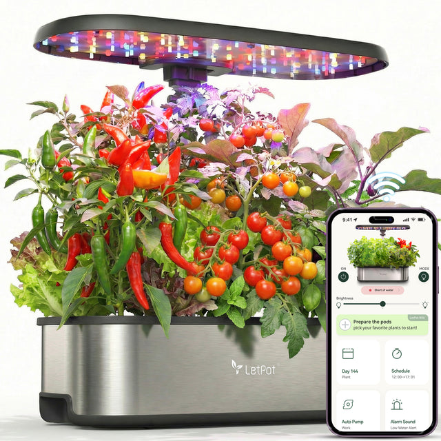 LetPot LPH-SE 12-Pod Hydroponic Indoor Garden with App Control
