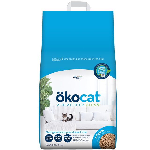 ökocat Natural Wood Clumping Cat Litter (19 lb)