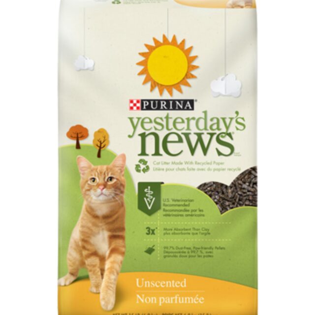 Yesterday's News Unscented Cat Litter (30 lb)