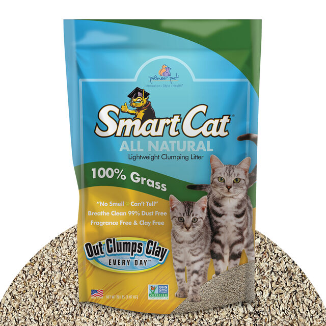 SmartCat All Natural Clumping Grass Litter (20 lb)