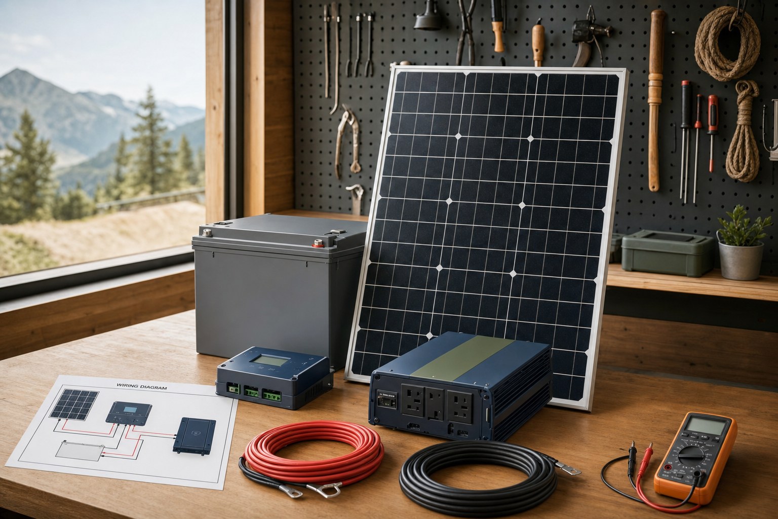 DIY Solar for Beginners: Panels, Batteries, Inverters, and Charge Controllers Explained (2026)