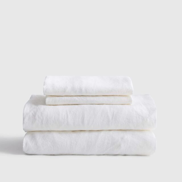 Quince European Linen Sheet Set (Queen)