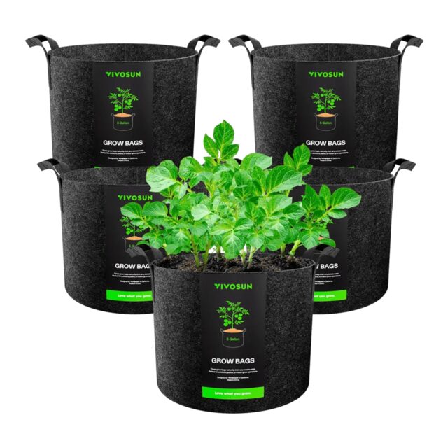 EarthHero Seedling Grow Bag (5-gal, 5-pack)