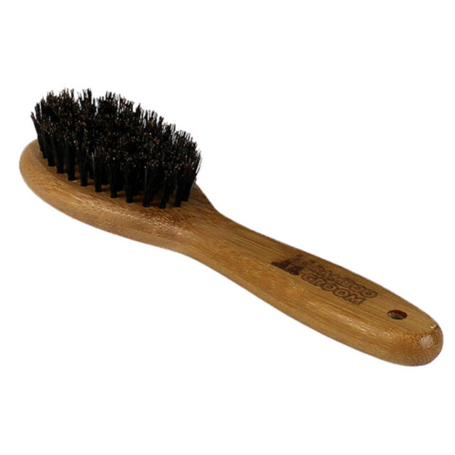 Bamboo Bristle Dog Brush with Natural Boar Bristles