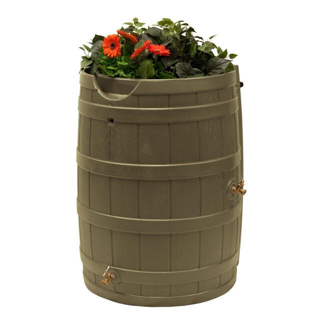 Eartheasy Rain Barrel (65-Gallon, Urn Style)