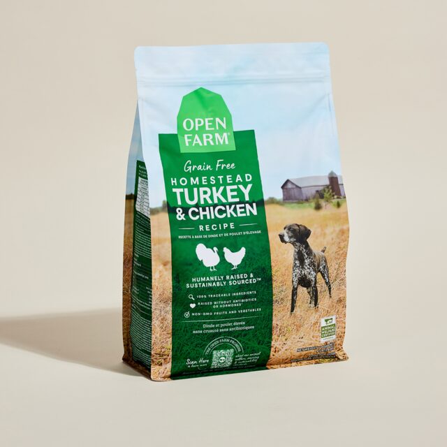 Open Farm Homestead Turkey & Chicken Dry Dog Food (22 lb)