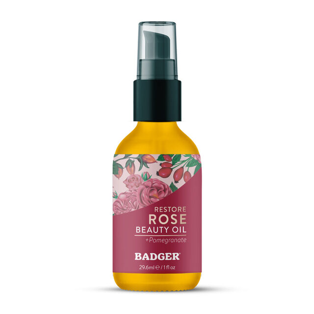 Badger Damascus Rose Face Oil